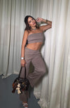 Set Strapless Piedras +Pantalon