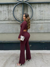 Set Pantalon + Buso Abertura en Frente