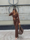 Set Pantalon + Buso Abertura en Frente
