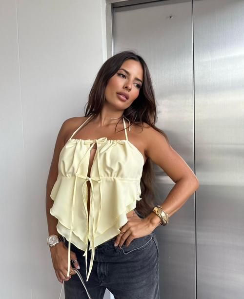 Blusa Amarre en Frente