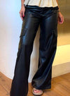 Pantalón Cuero Bolsillos