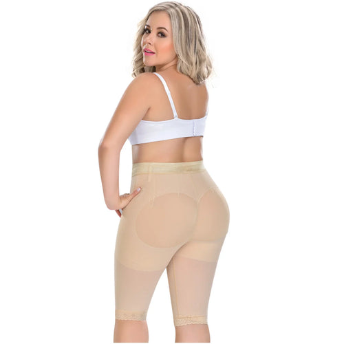Fajas MYD 0323 – High Waist Compression Shorts for Women (Powernet)