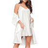 SONRYSE 378 | SATIN DRESS SILK ROBES FOR WOMEN WITH LACE DETAILS