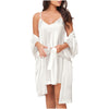 SONRYSE 378 | SATIN DRESS SILK ROBES FOR WOMEN WITH LACE DETAILS