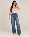 FV26 Jean Omg con blusa rosa - Frente